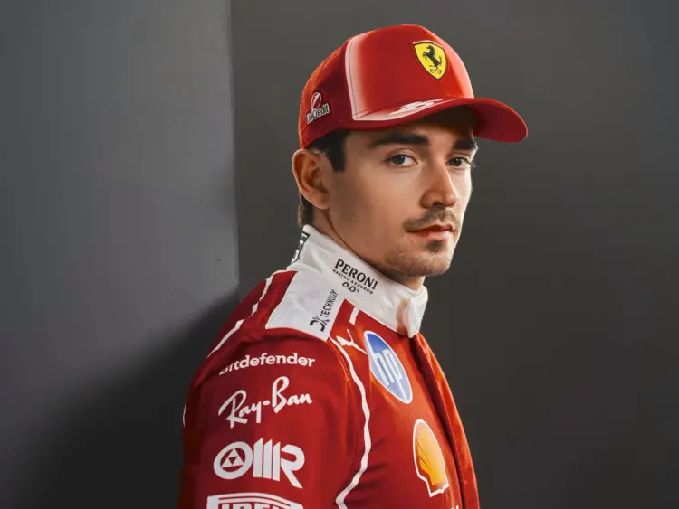 Charles Leclerc stúdiófotó 2026