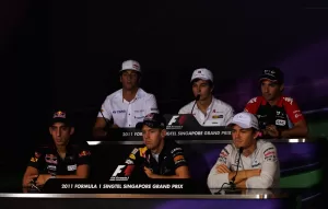 Daniel Ricciardo, Sergio Pérez Sauber, Timo Glock, Sebastien Buemi, Sebastian Vettel, Nico Rosberg, 2012