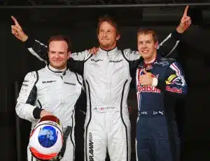Rubens Barrichello, Jenson Button, Brawn GP, Sebastian Vettel