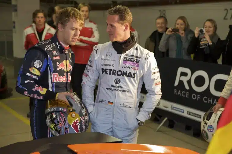 Michael Schumacher, Sebastian Vettel, F1, The Floor