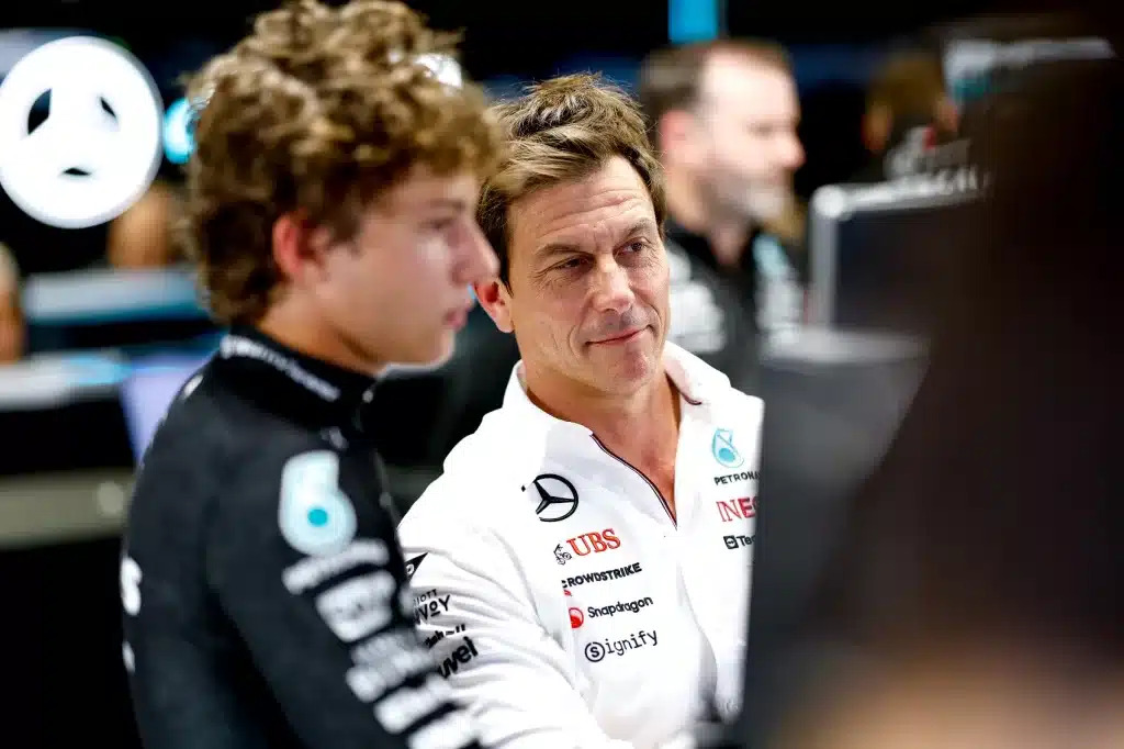 toto wolff, andrea kimi antonelli
