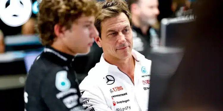 toto wolff, andrea kimi antonelli