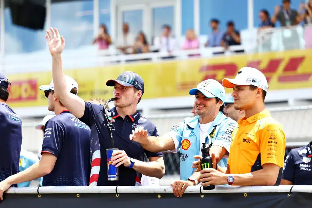 Max Verstappen, Carlos Sainz, Lando Norris