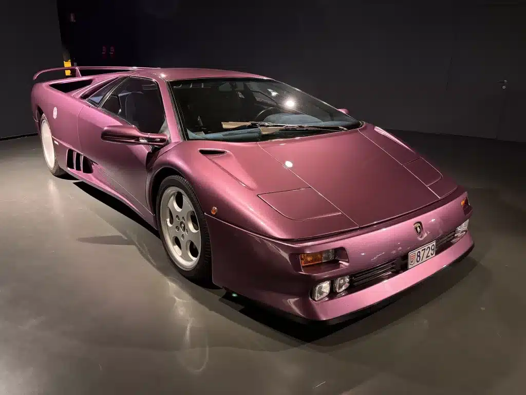 Lila Lamborghini. Torinó, MAUTO (Museo Nazionale dell'Automobile)