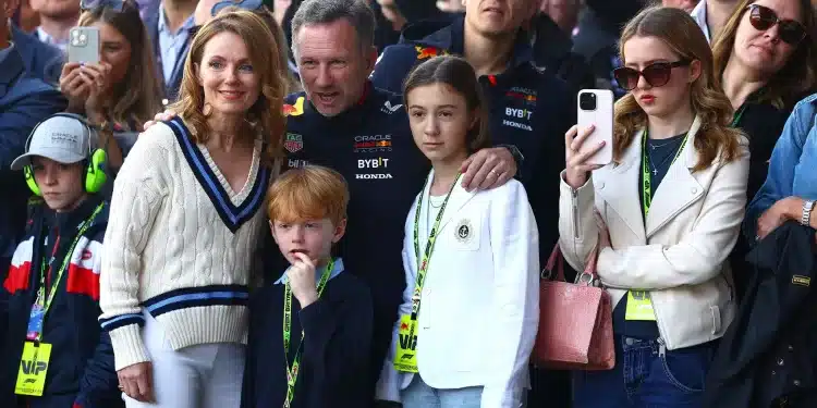 Christian Horner, Geri Horner, Montague Horner, Olivia Horner, Bluebell Halliwell
