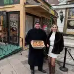 Kerenszky Attila séf, borász, a Wanda Bor és Pogácsaház tulajdonosa, valamint Csősz Boglárka színésznő