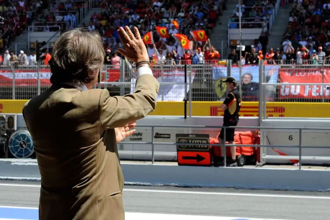 Luca di Montezemolo, a Ferrari egykori elnöke, 2014 (FIA)