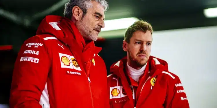 Maurizio Arrivabene, Sebastian Vettel