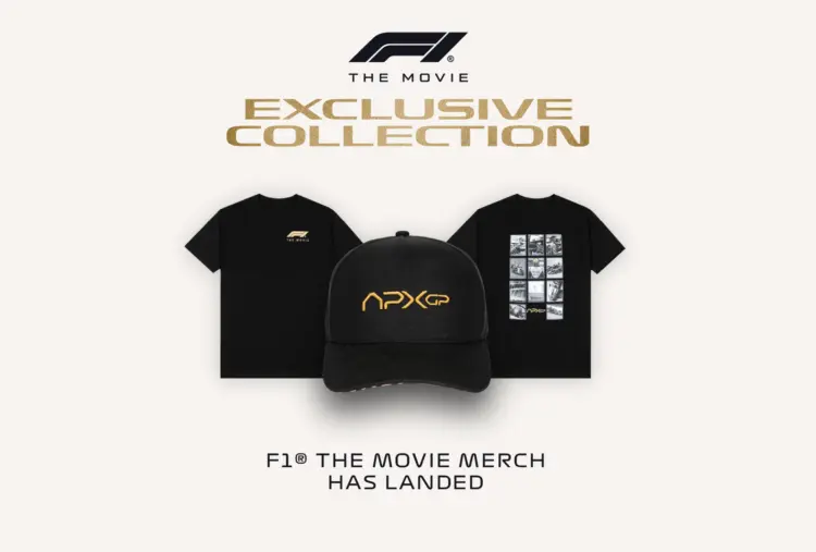 Az F1 limitált szériás ruhakollekcióval ünnepli a hamarosan a mozikba kerülő F1: THE MOVIE filmet!