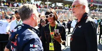Christian Horner, Naomi Campbell, Flavio Briatore