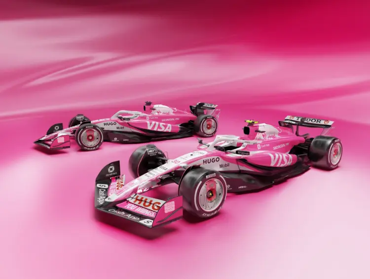 Visa Cash App Racing Bulls pink, F1 Miami Nagydíj