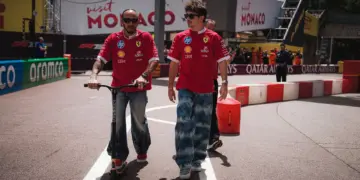 Lewis Hamilton, Charles Leclerc, Ferrari