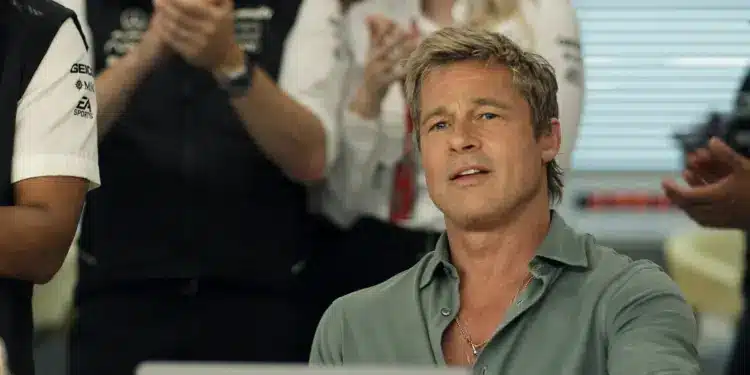 Brad Pitt, mint Sonny Hayes, F1 the movie
