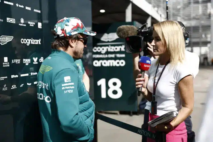 A Sky F1-es riporternője is online gyalázkodás áldozata lett