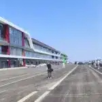 Sajtótájékoztató a Hungaroring felújításáról.
