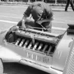 Chironnál motorcsere lesz, mehet hátra? Fotó: Fortepan / Horváth József