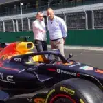 Sajtótájékoztató a Hungaroring felújításáról. Szujó Zoltán, dr. Schmidt Ádám