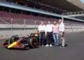 Sajtótájékoztató a Hungaroring felújításáról. Szujó Zoltán, Gyulay Zsolt, Kiss Norbi, dr. Schmidt Ádám