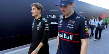 George Russell, Max Verstappen, red bull