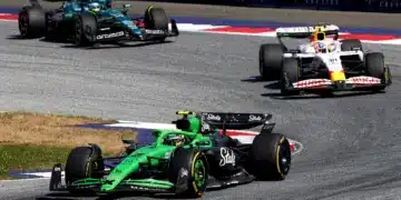 Gabriel Bortoleto, Liam Lawson, Fernando Alonso