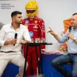 Nagy Dani és Szujó Zoltán beszélgetne a Ferrari X Shell X Peroni eseményen