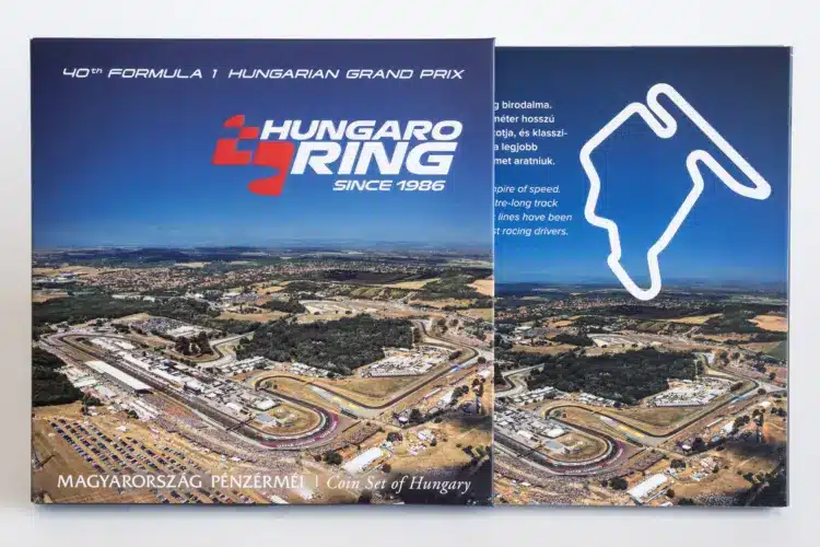 Hungaroring emlékérem és forgalmi sor a 40. Magyar Nagydíj alkalmából – itt veheted meg!