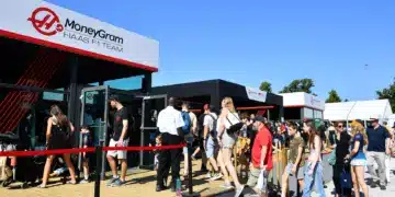 Haas F1 display