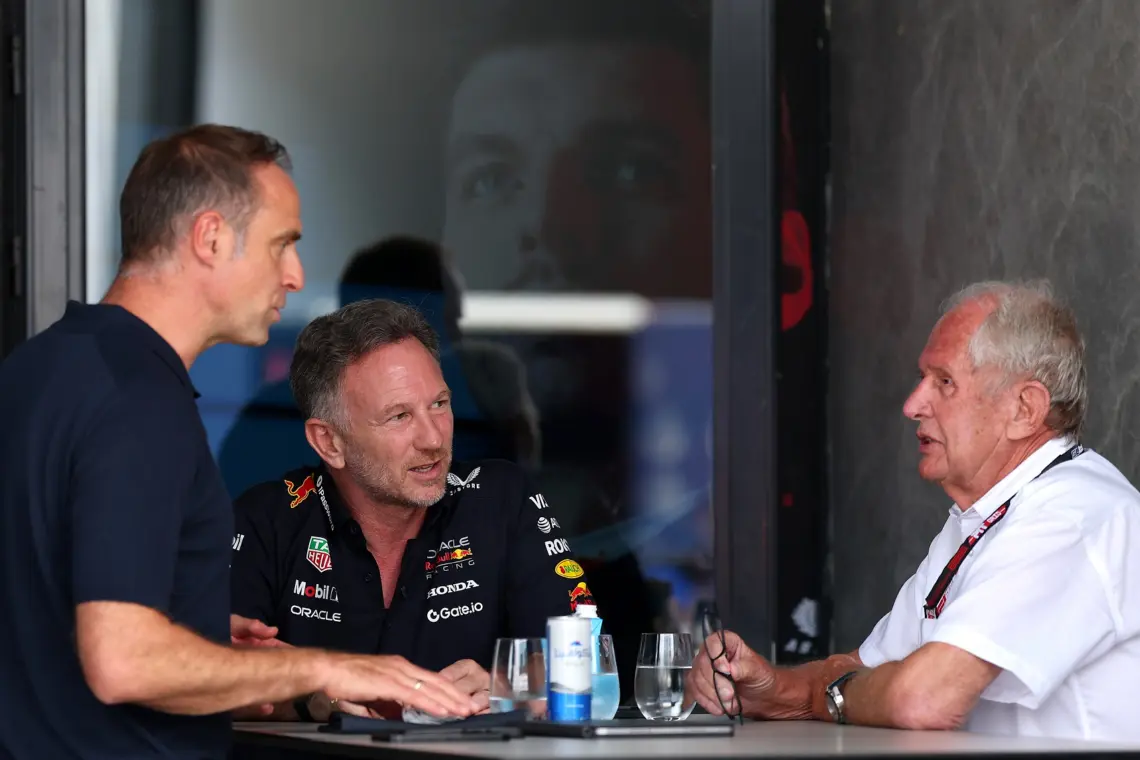 Christian Horner, Oliver Mintzlaff, Helmut Marko