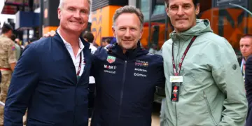 David Coulthard, Christian Horner, Mark Webber