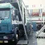 Hungaroring 1986, Magyar Nagydíj, Kamion a paddockban