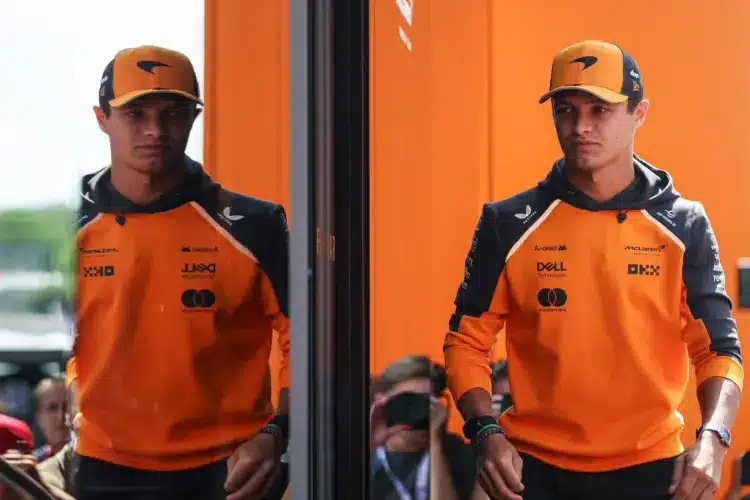 Lando Norris barátnője megjelent a Hungaroringen, és minden tekintetet magára vonzott