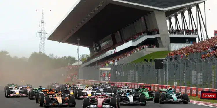 F1 Magyar Nagydíj 2025, rajt