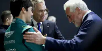 Lawrence Stroll, Martin Whitmarsh, Lance Stroll, Aston Martin