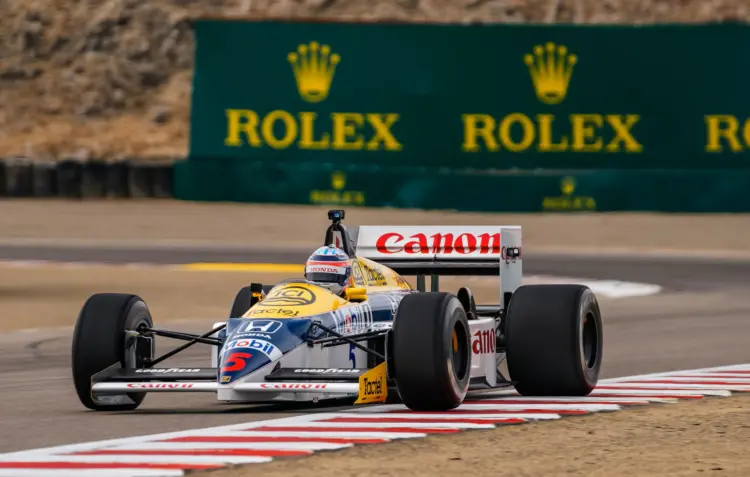 Mansell egykori Williams Honda FW11-esét küldte meg Sato Laguna Secában – videó