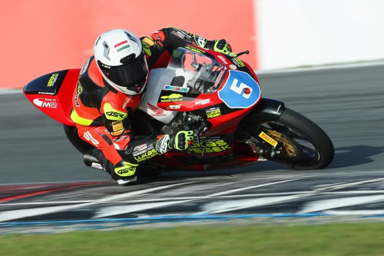 Lukács Tamás összetettben a 11. helyen végzett a Northern Talent Cup Road To MotoGP utánpótlássorozatában