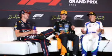 Max Verstappen, Oscar Piastri, Isack Hadjar