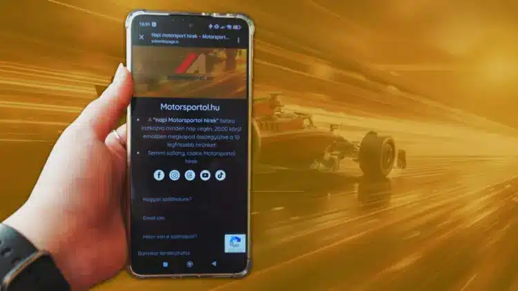 Új! Minden este érkeznek a legfrissebb Motorsportol.hu hírek, egyenesen hozzád, egyben!