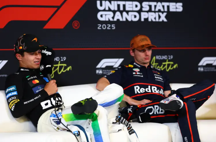 Norris egy Verstappen klasszikust idézett a sajtótájékoztatón Norris egy Verstappen klasszikust idézett a sajtótájékoztatón