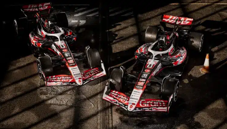 Igazi amerikai festést villantott a Haas a hazai futamukra Igazi amerikai festést villantott a Haas a hazai futamukra