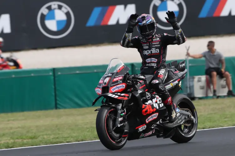 Az Aprilia bejelentette Martín felépülésének következő lépését Az Aprilia bejelentette Martín felépülésének következő lépését