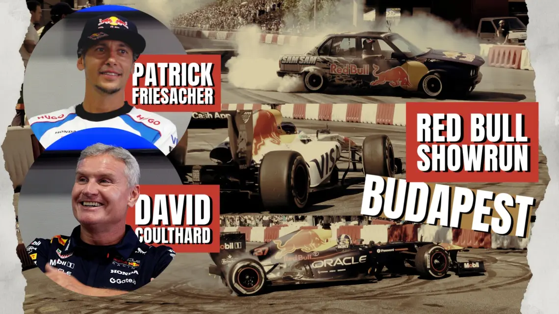 Gumifüst és angol humor a Red Bull Showrunon – Coulthard és Friesacher pedig meséltek is Gumifüst és angol humor a Red Bull Showrunon – Coulthard és Friesacher pedig meséltek is