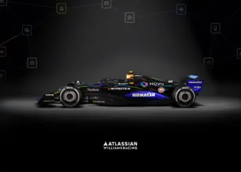 A Williams merész, éjfekete festést mutatott be Vegasra