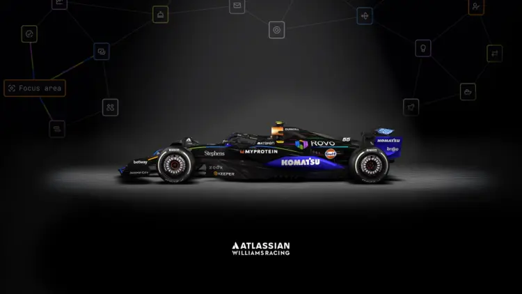 A Williams merész, éjfekete festést mutatott be Vegasra A Williams merész, éjfekete festést mutatott be Vegasra