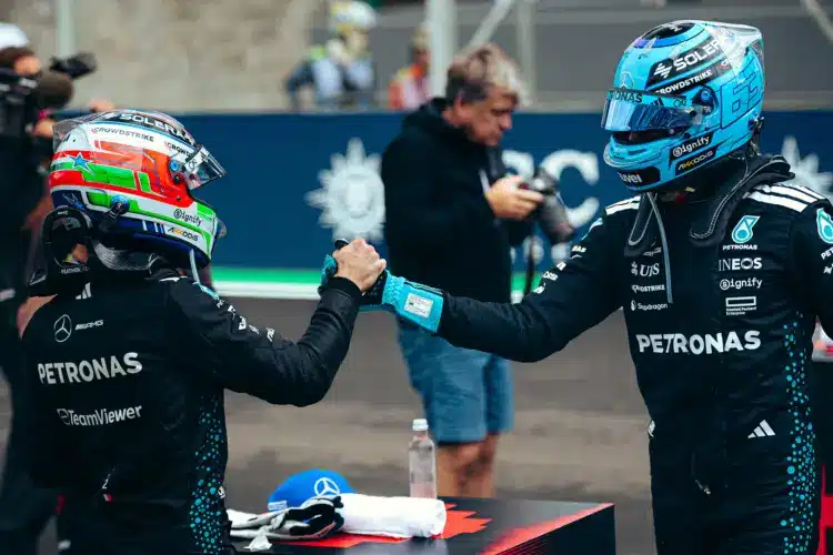Feszültté válhatott a viszony a Mercedes két versenyzője között?!