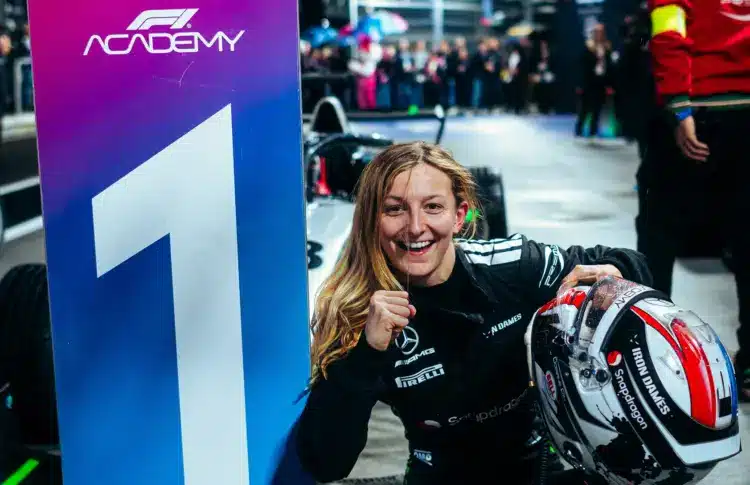 A Mercedes-támogatott Doriane Pin az F1 Academy harmadik bajnoka!