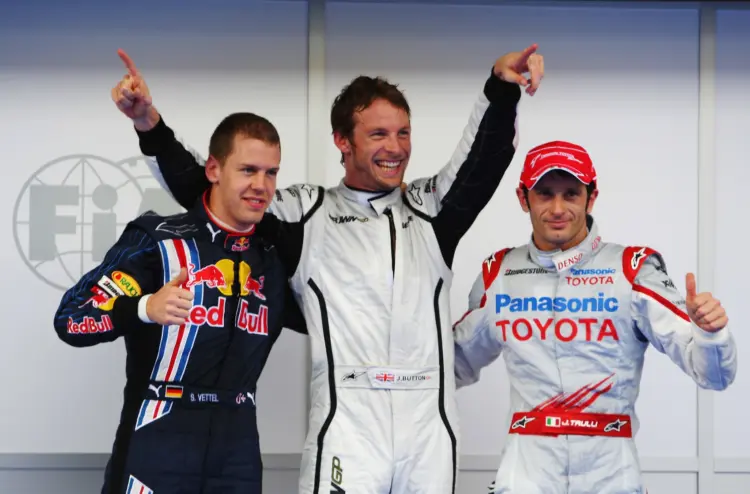 Button is helyretette a Ferrari elnökét, a rajongók dicsérik ezért