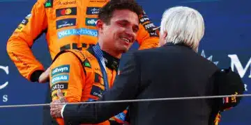 Lando Norris, Bernie Ecclestone