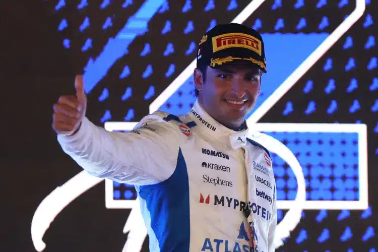 Sainz megható levelet írt a Williams csapattagjainak