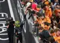 McLaren - Lando Norris ünneplés, F1 2025 Abu Dhabi