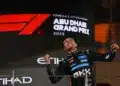 McLaren - Lando Norris ünneplés, F1 2025 Abu Dhabi